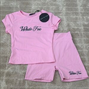 White Fox Boutique Pink Set
